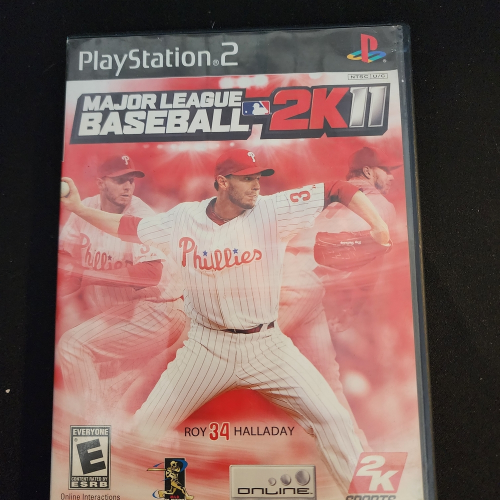 Sony PlayStation 2 Major League Baseball 2K11 - Red and White